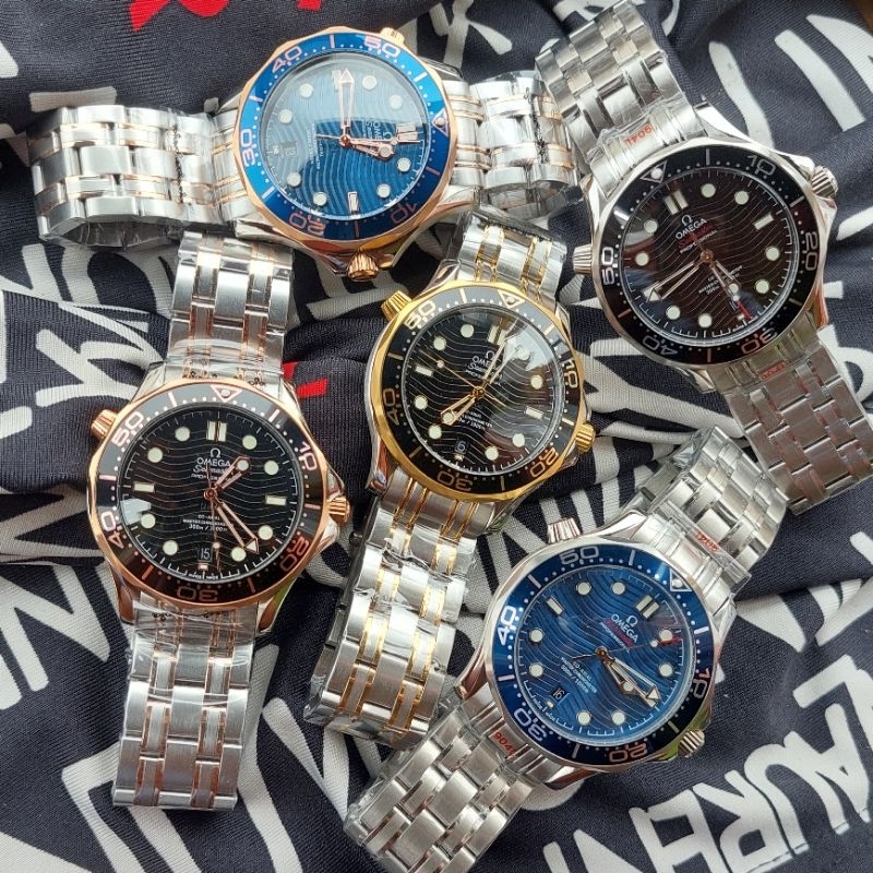 Jam Tangan OmegaSeamaster*Automatic Silver OMG Ori Jpn
