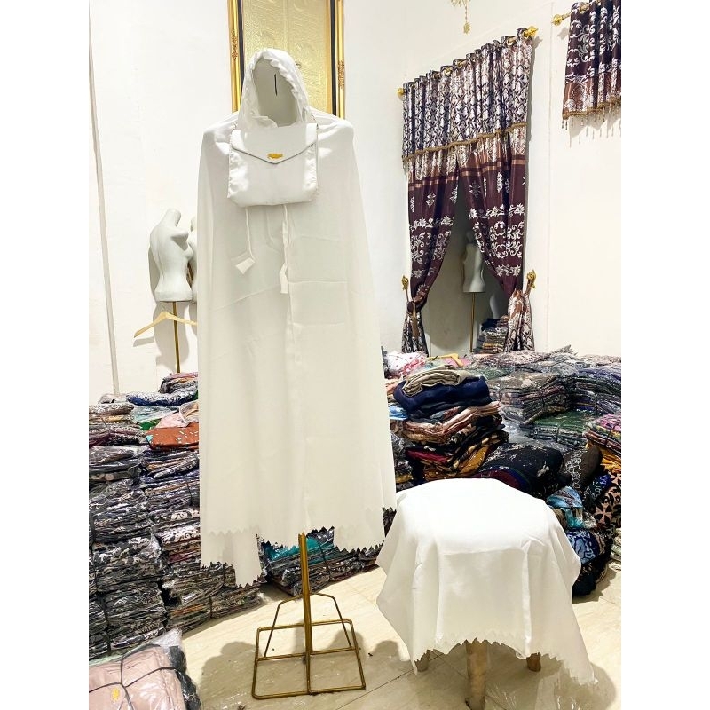 MUKENAH DEWASA PUTIH