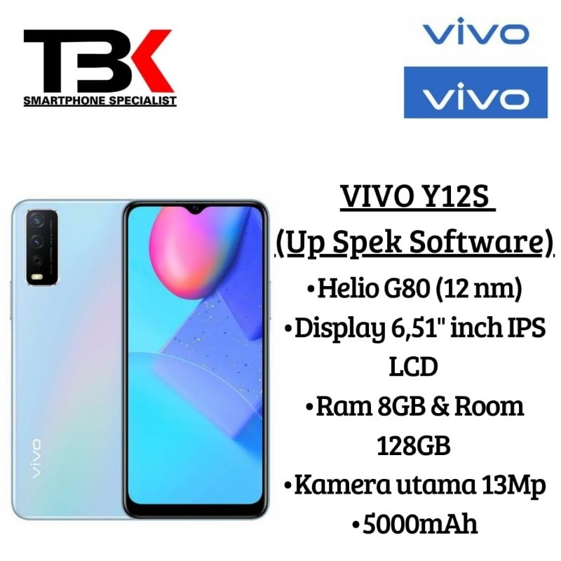 VIVO Y12S 8/128GB (UP SPEK) SECOND