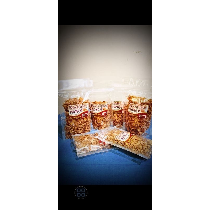 

Bawang goreng gread B 50g & 100g Bawang asli Probolinggo