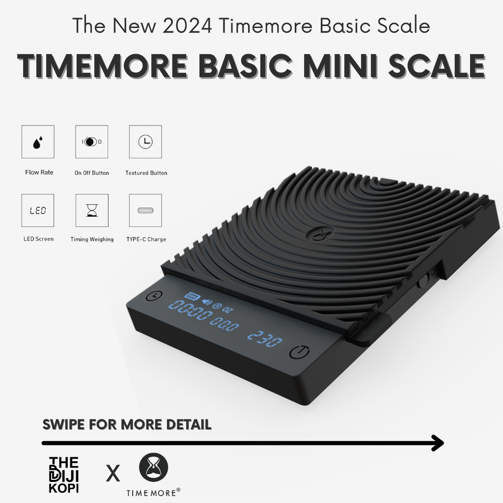 Timemore Black Mirror Mini Digital Coffee Scale Timbangan Kopi Digital