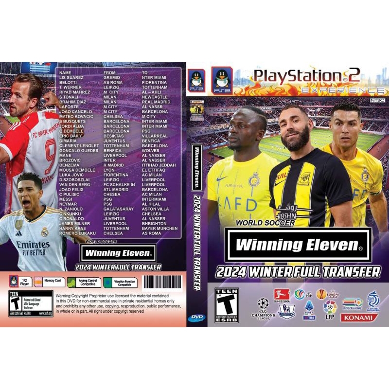 KASET PS 2 WINNING ELEVEN   WINTER FULL TRANSPER 2024