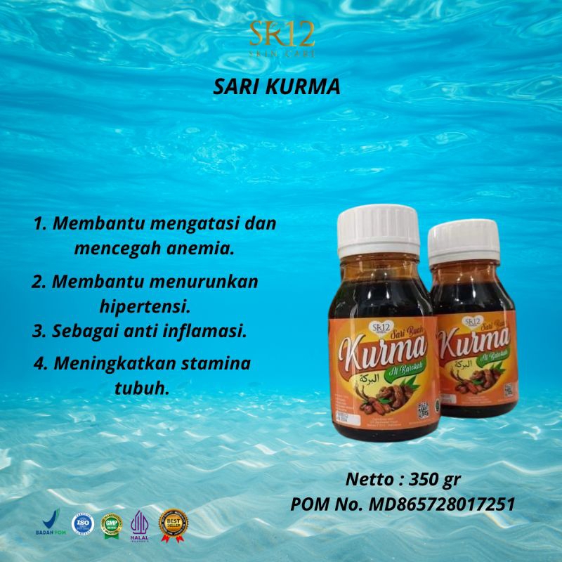 

SARI BUAH KURMA SR 12 | SARI KURMA KUALITAS PREMIUM | MENINGKATKAN STAMINA TANPA GULA