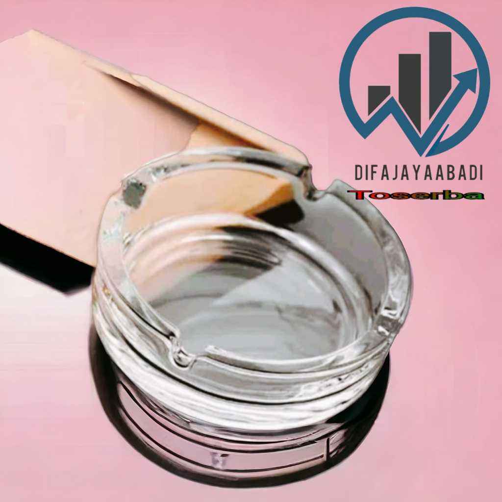 ASBAK KACA  ASBAK BULAT Tebal AT-107