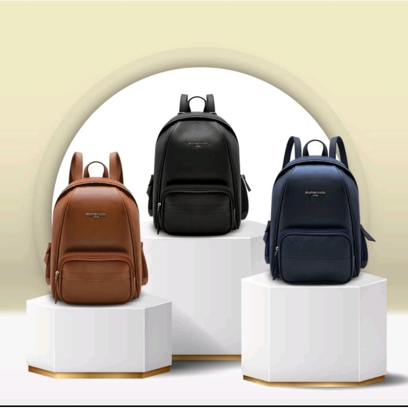Sophie Martin Tas Punggung / Tas Ransel Gagnier New Navy / Brown / Black Sophie Martin Paris