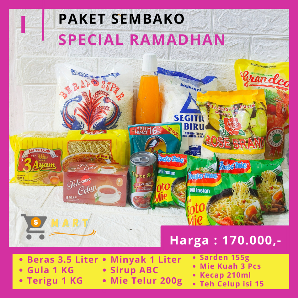 

Paket Sembako Ramadhan I / Paket Sembako Murah / Sirup ABC