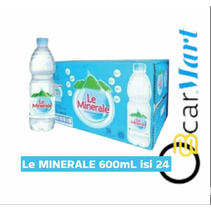 

Le MINERALE 600mL 1 Dus Botol Sedang