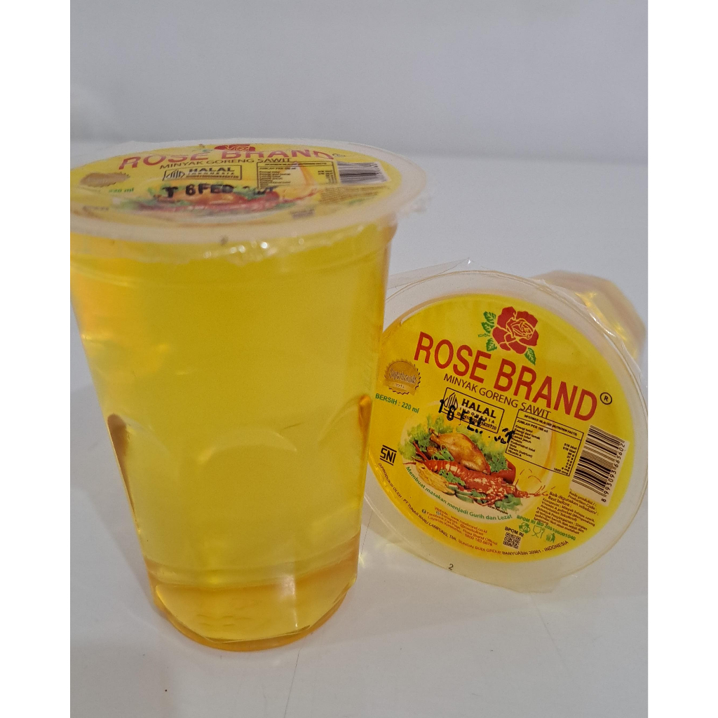 

Rose Brand Minyak Goreng Gelas 220 ml