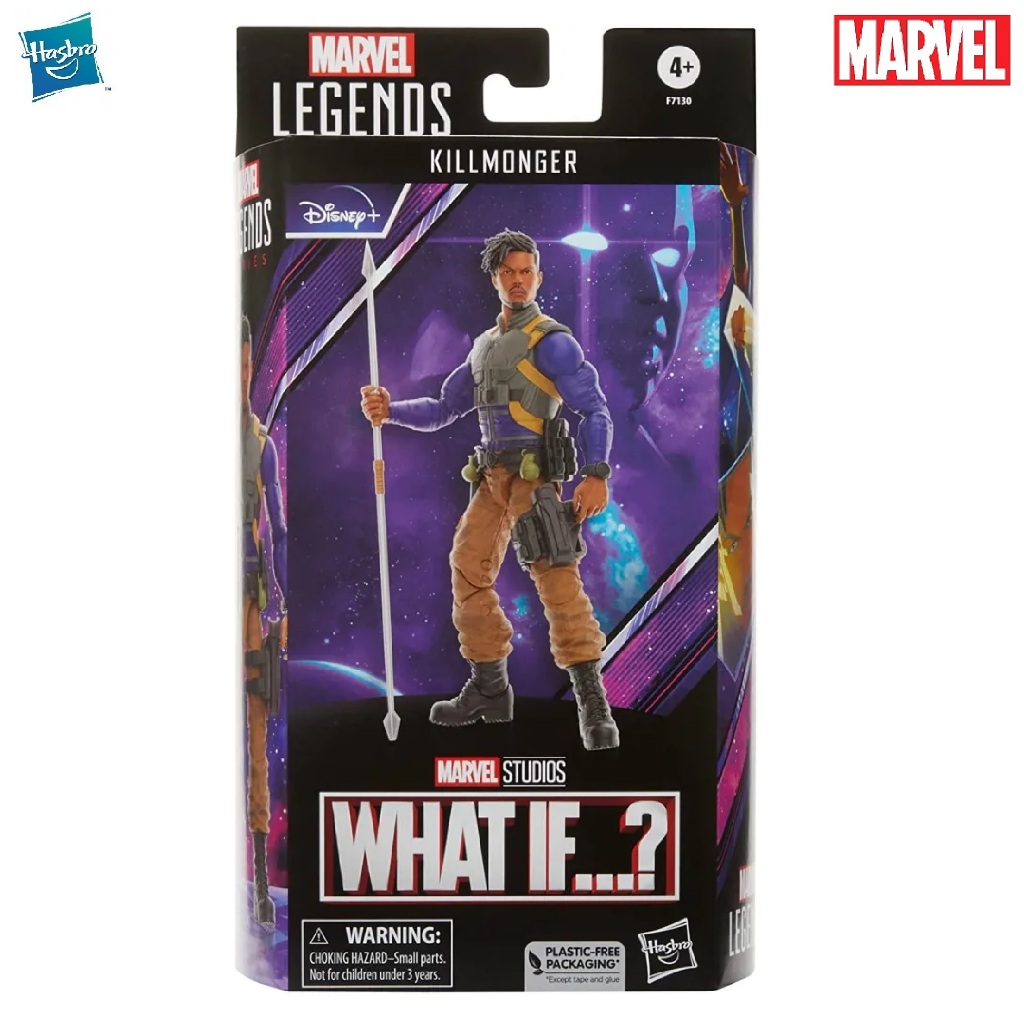 MARVEL Legends Series Disney+ WHAT IF...? Series Killmonger Figure AVSF7130
