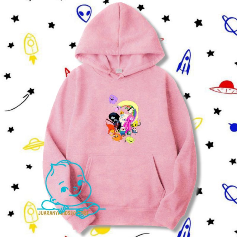 Hoodie anak sweater jumper anime kids series adventure time