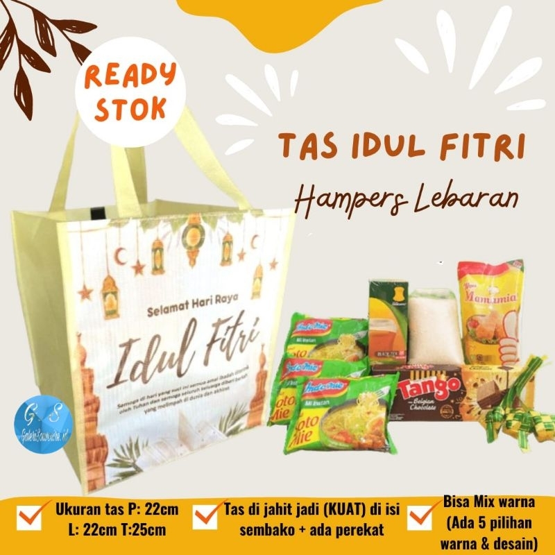 

Tas bingkisan lebaran idul fitri hampers THR Spunbond 75 Gsm Banner