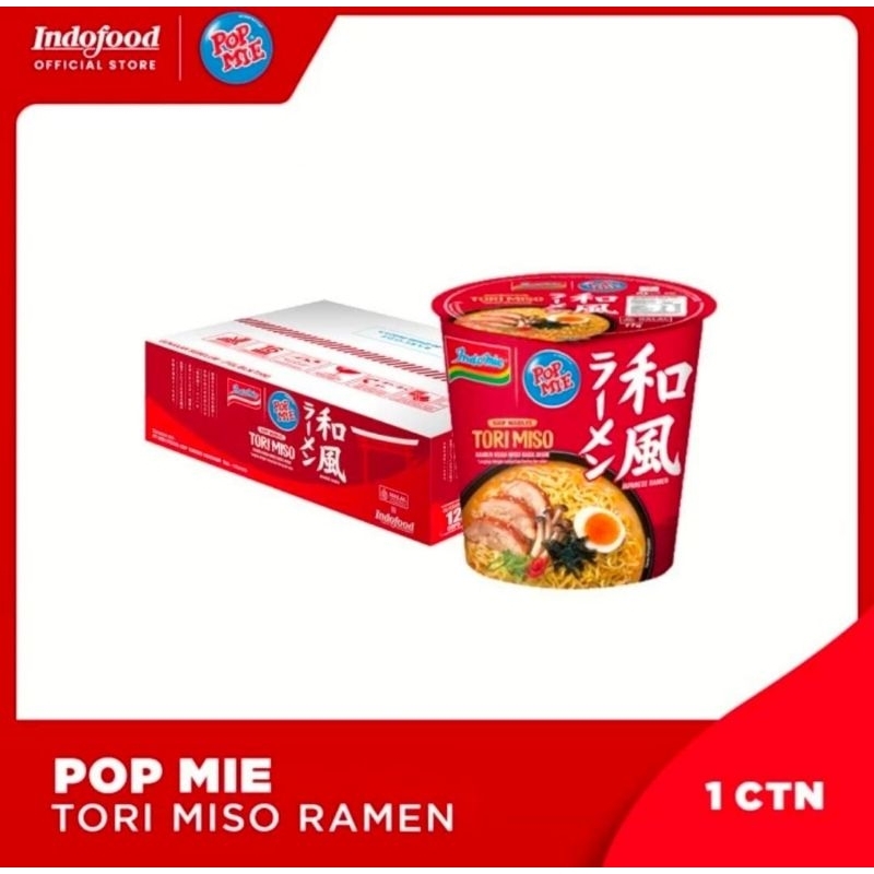 

Pop Mie Tori Miso Ramen 77gr 1 dus