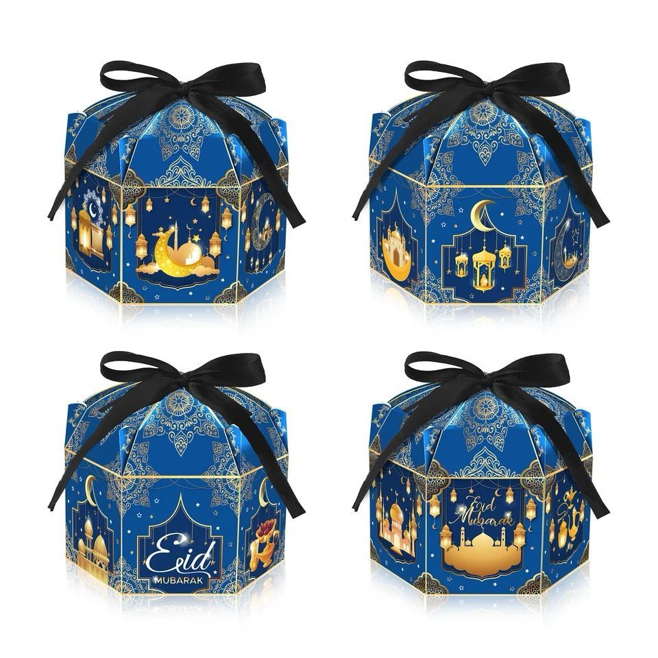 

Box segi enam lebaran idul fitri eid mubarak hexa box 1 pcs hamper kue