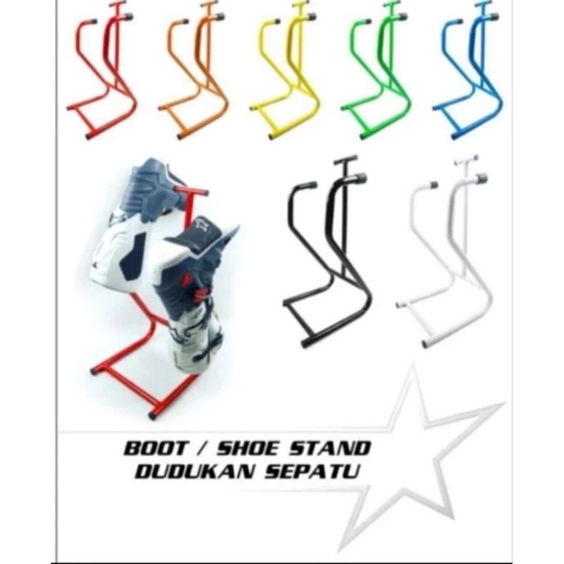 boot wash stand cross.cuci sepatu motor trail universal