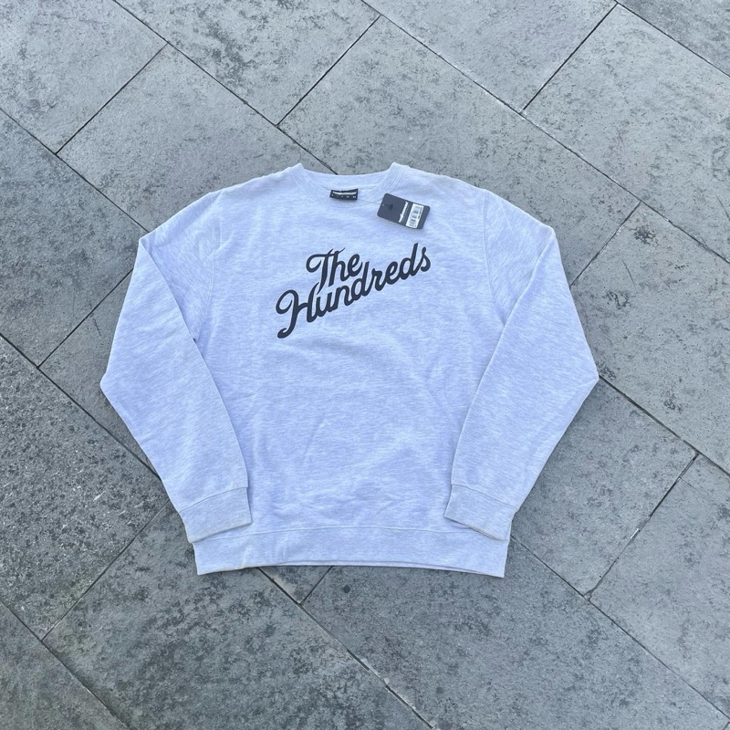 THE HUNDREDS FOREVER LOGO SLANT GREY