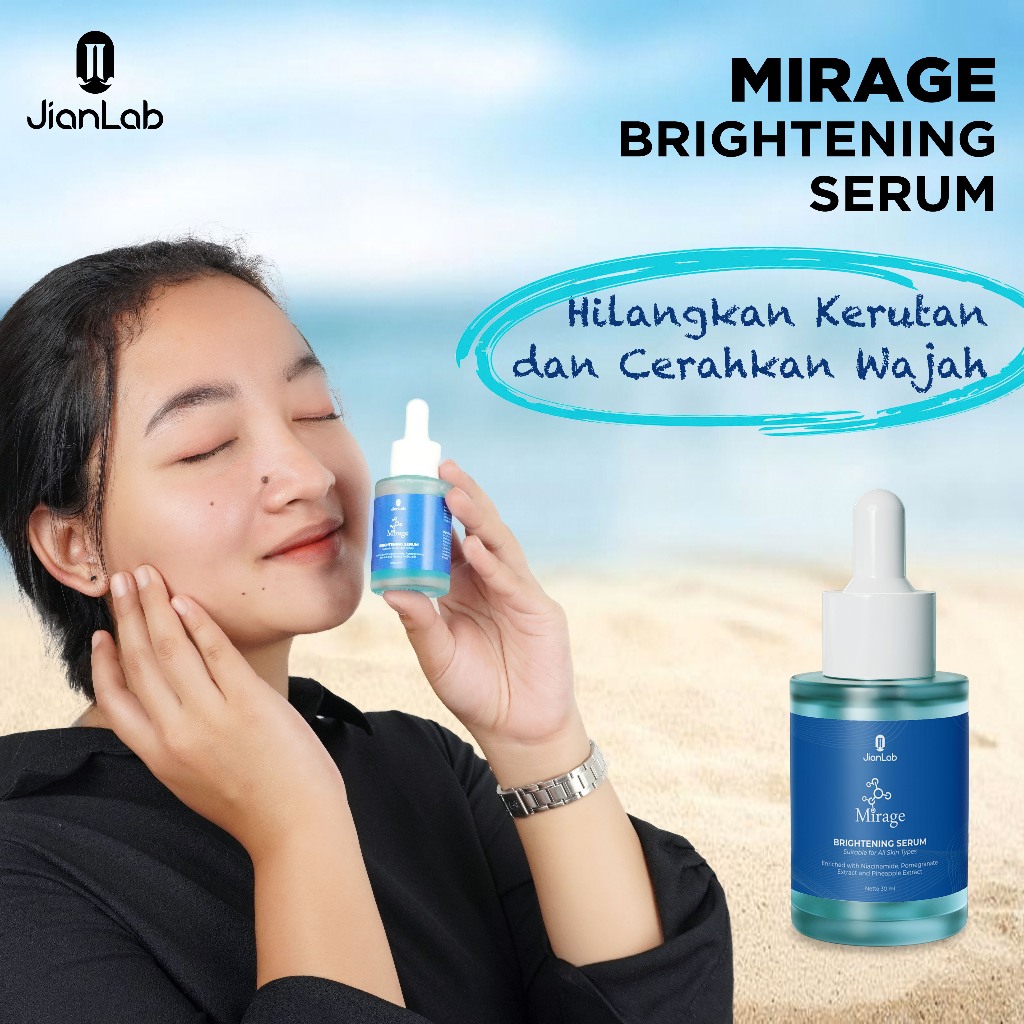 Jianlab Mirage | Serum Atasi Wajah Kusam, Belang, Kerutan Halus