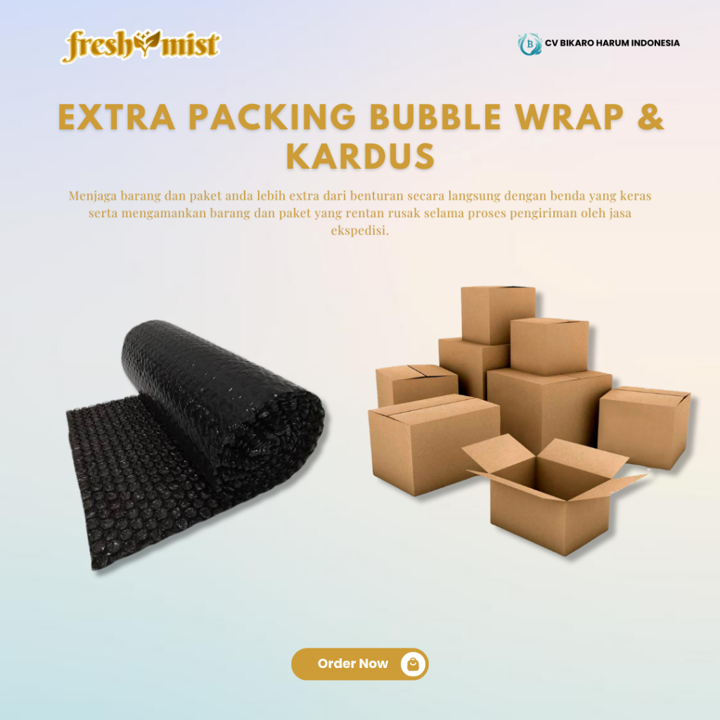 

EXTRA PACKING KARDUS & BUBBLE WRAP