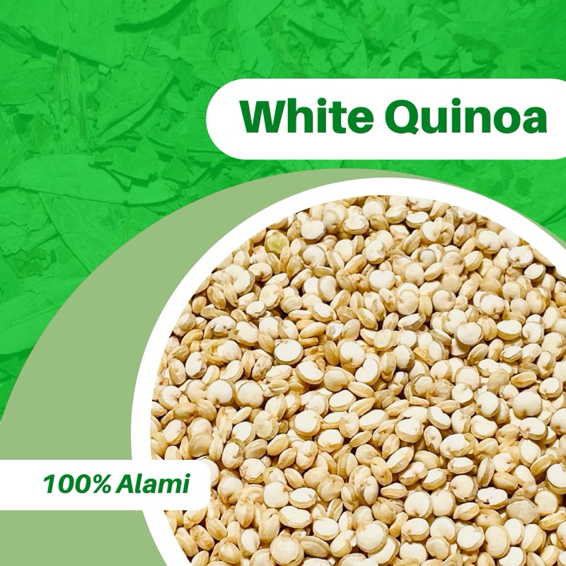 

500GR WHITE QUINOA PUTIH 100% ASLI