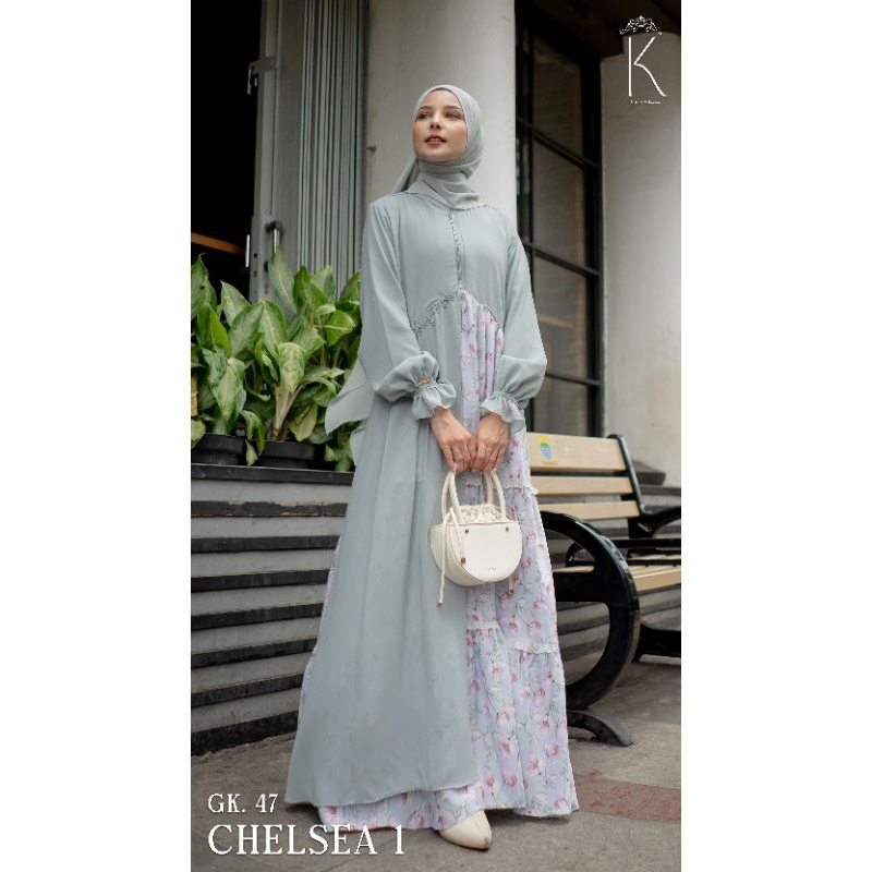GAMIS CHELSEA GK 47 by LUNA KEMAYU  /  DRESS CHELSEA 1 LUNA HIJAB KEMAYU   /  DRESS GAMIS LEBARAN LU