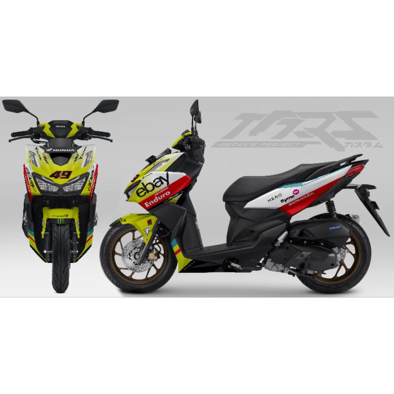 DECAL LIVERY FULLBODY VARIO 160 VR46×PERTAMINA
