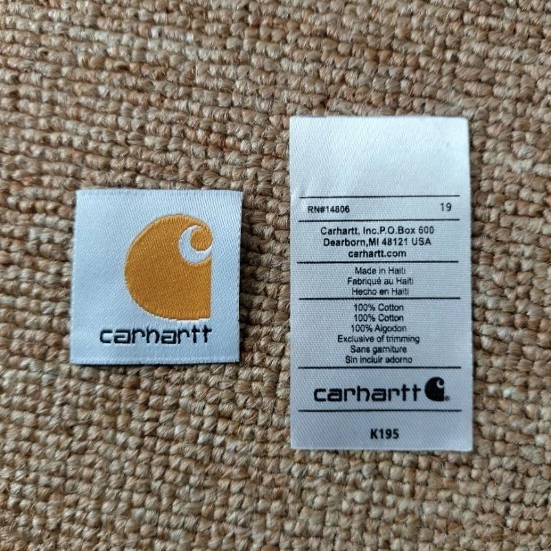 

Label Woven Sepaket Washing High Quality Carhartt