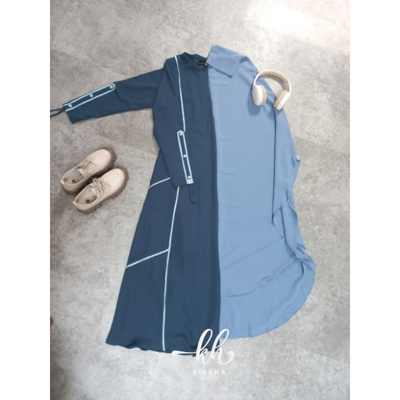 Kirana Khimar * Gamis Dress Muslim Abaya Azzura