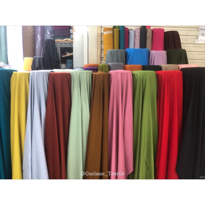 KATUN RAYON TWILL UNIQLO/RAYON TWILL PREMIUM/BAHAN GAMIS