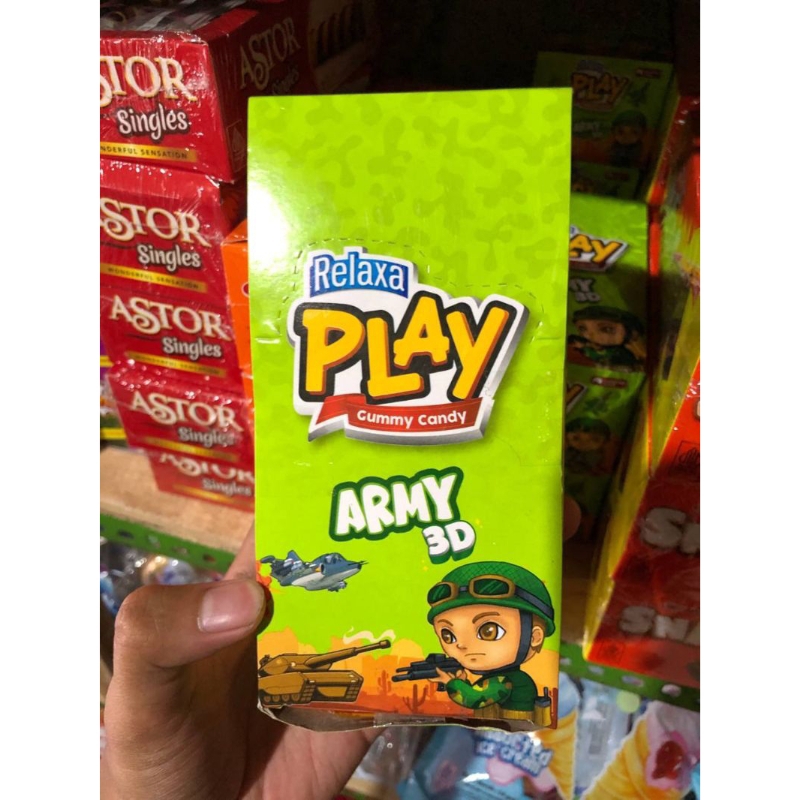 

Relaxa PLAY ARMY gummy candy