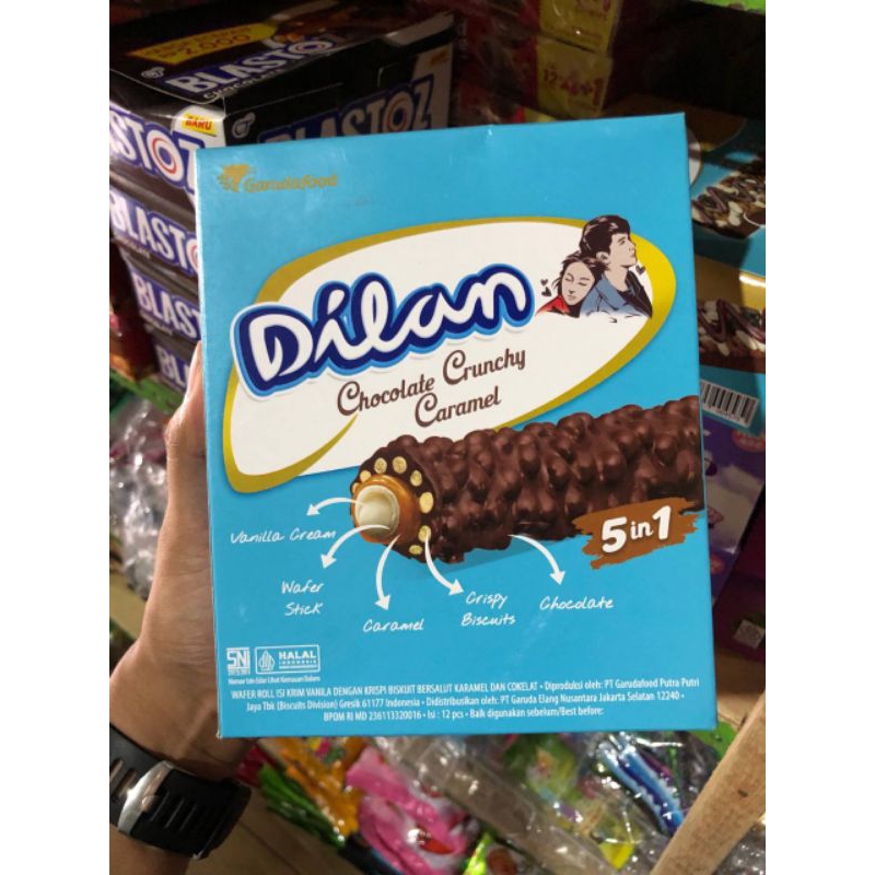 

Dilan coklat crunchy caramel