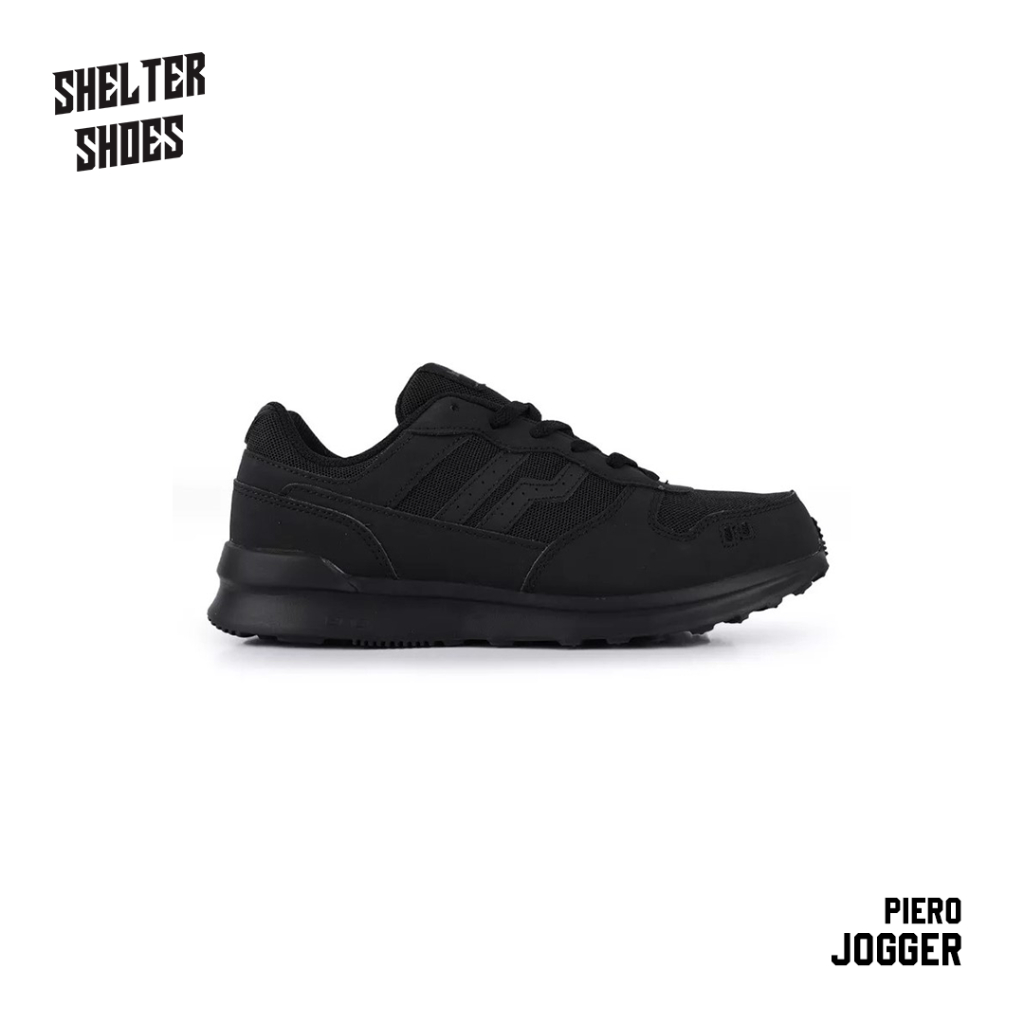 NEW ARRIVAL SEPATU PIERO JOGGER BLACK RAVEN BLACK ALASKA CASUAL SUEDE JORGE MOJO DERBY LONDON ESPANA