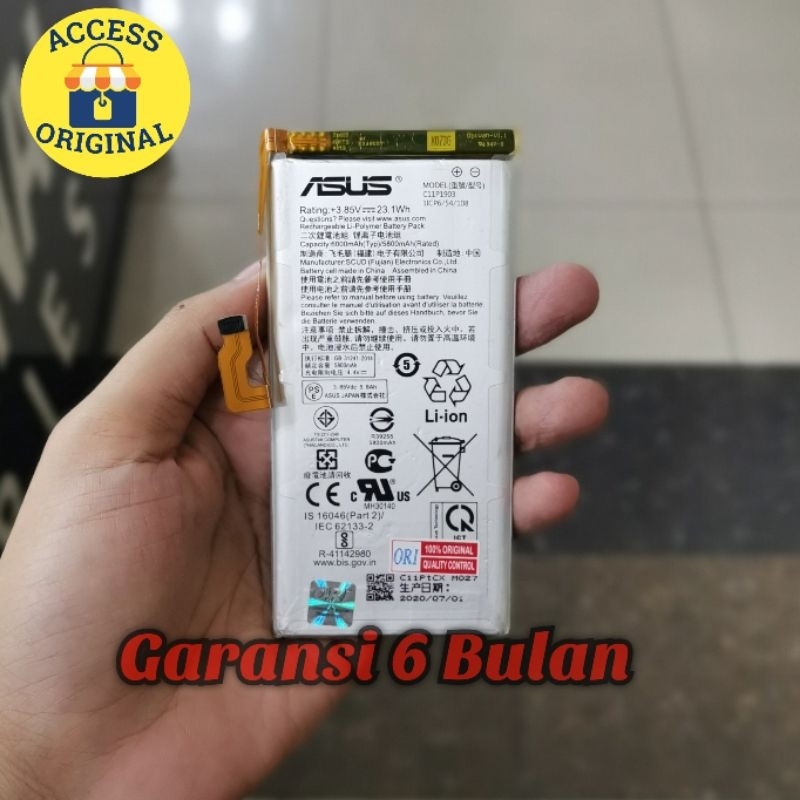 Baterai Batre Battery Asus Rog Phone 3 Rog3 C11P1903 Batere Original