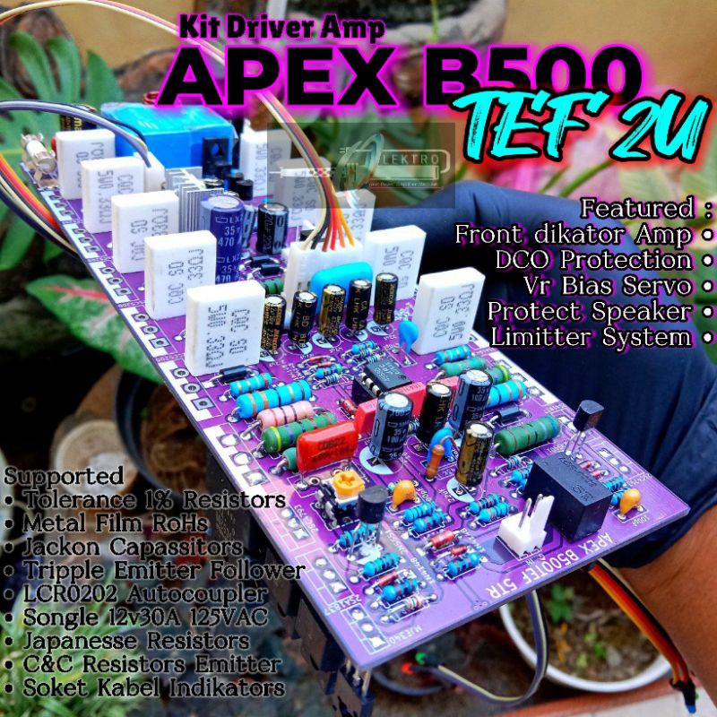 Kit Driver APEX B500 TEF 2U | Amplifier BALAP