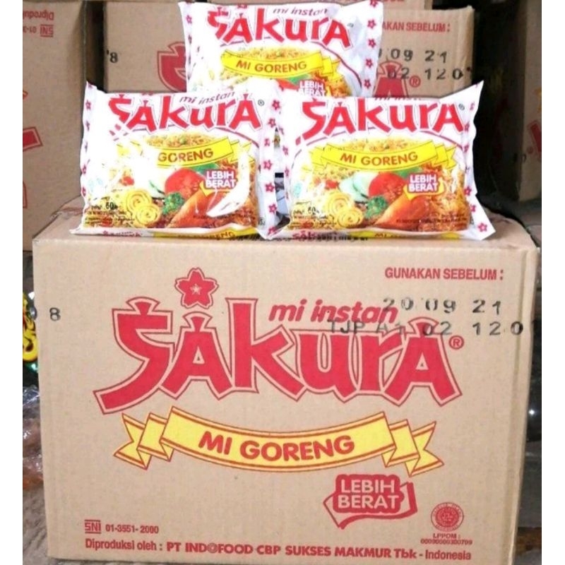 

MIE SAKURA MIE ISTAN ( 1 dus isi 40pcs)