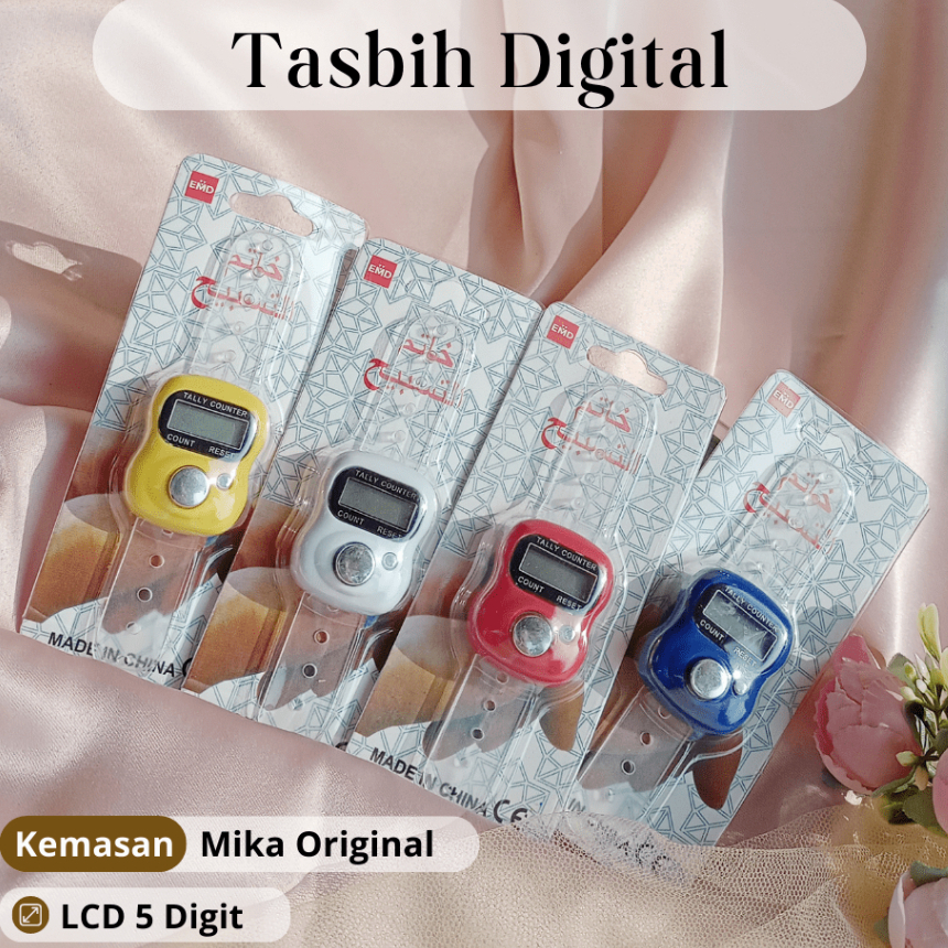 Souvenir Tasbih Digital Mini Murah LED Cantik - Souvenir Pernikahan Tasbih Digital Muslim - Sovenir 