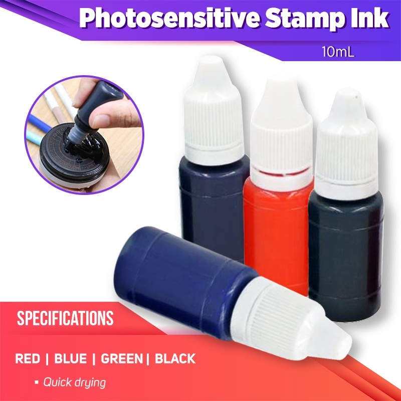 

Tinta Stempel Fotosensitif Berbasis Minyak 10ml digunakan untuk Stempel Perusahaan / Stempel Self Inking