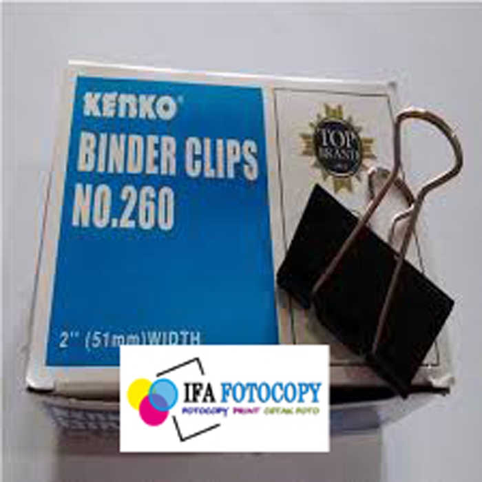 

(1Pcs) Binder Clip 260 / Klip Penjepit Kertas
