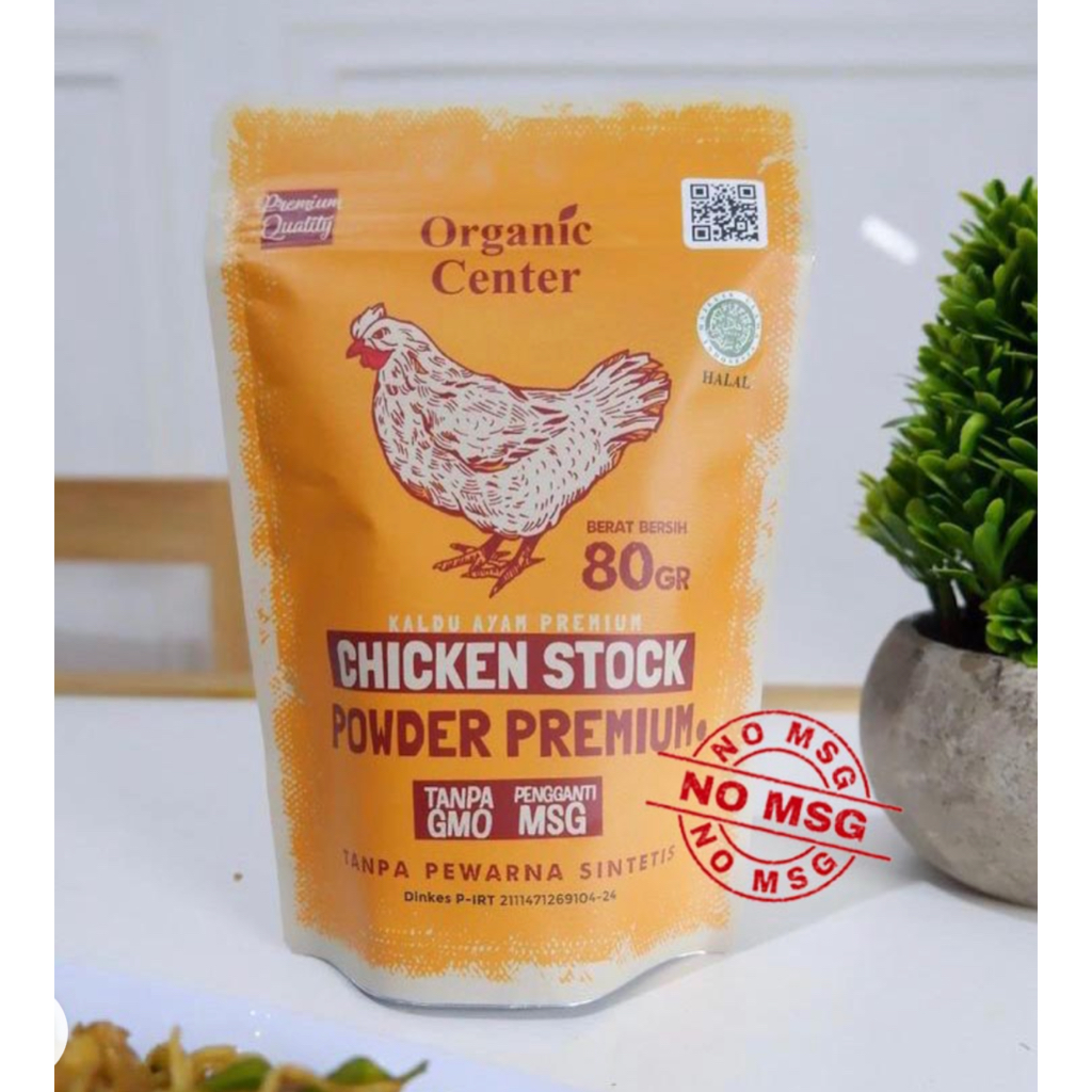 

Organic Center - Kaldu bubuk daging SAPI/AYAM/JAMUR organik natural non msg non gmo 80gr
