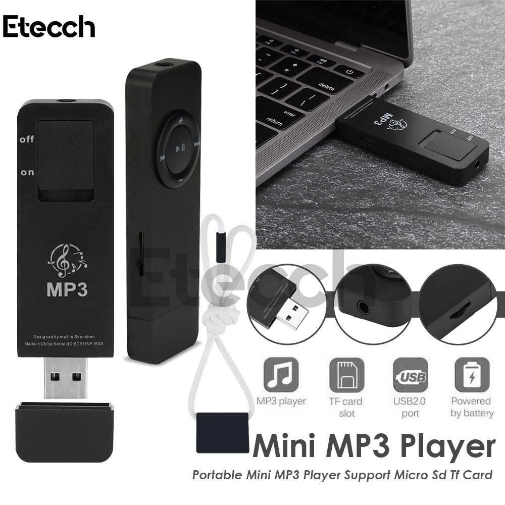 Portable Mini MP3 Player Support Micro Sd Card For Music Data