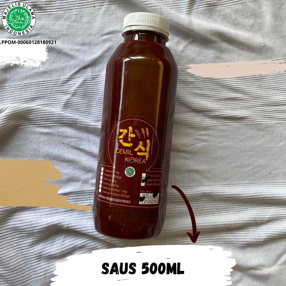 

8f Laris Saus Topokki khas Cemil Korea isi 5 ml A6