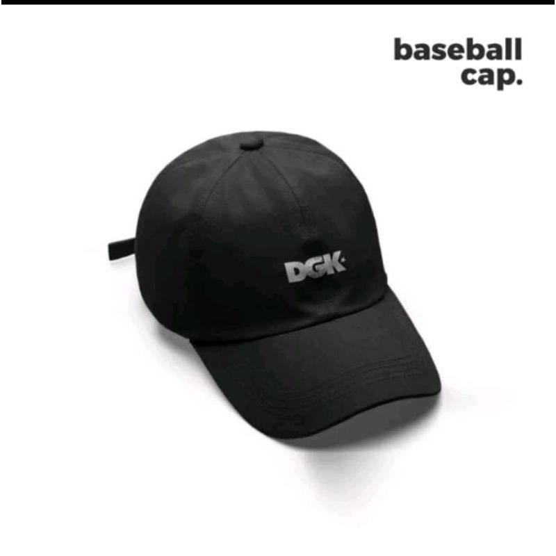 TOPI BASEBALL CAPS PREMIUM PRIA WANITA ORIGINAL LOGO DGK