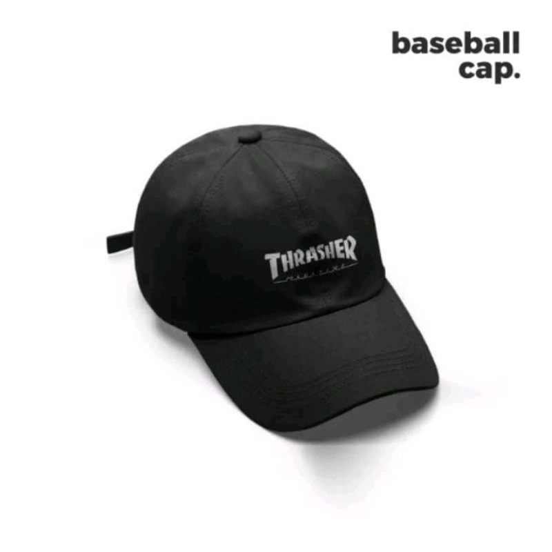 TOPI BASEBALL CAPS PREMIUM PRIA WANITA ORIGINAL LOGO THRASHER