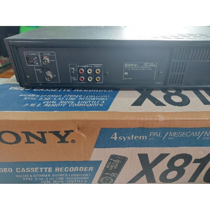 Sony VCR Video Cassette Recorder SLV-X810 VHS