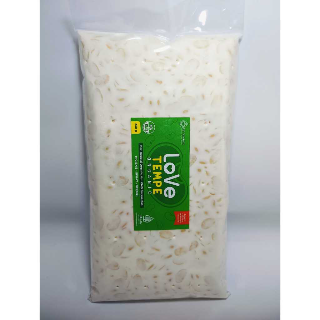 

330gr Love Tempe - Tempe Organik Non GMO - Dr. Susianto Wellness Vegan Center - Pre Order