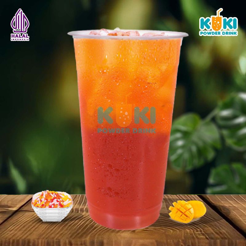 

Kuki Powder Drink Bubuk Minuman Premium Rasa Mango Tea 1Kg