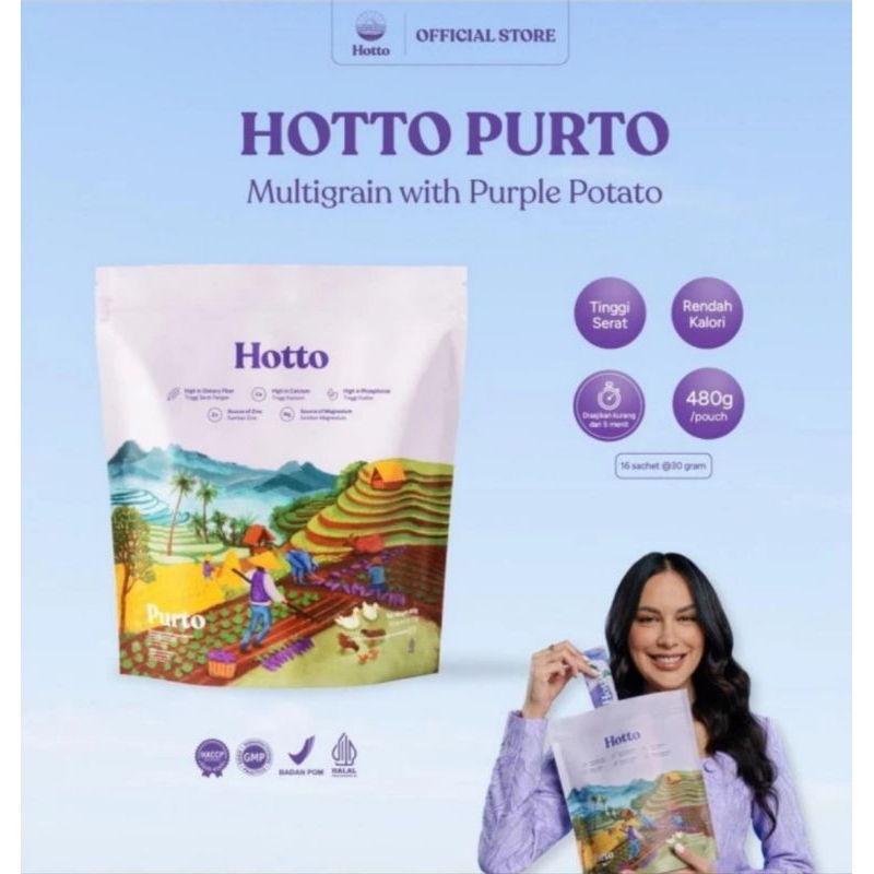 

Hotto Purto Original Kemasan 1 Puoch (16 Sachets)
