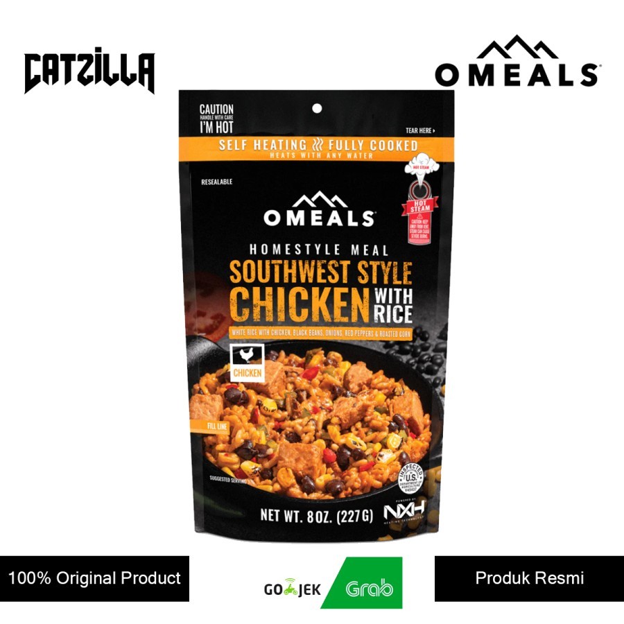 

Omeals Southwest Style Chicken With Rice Makanan Siap Makan MRE