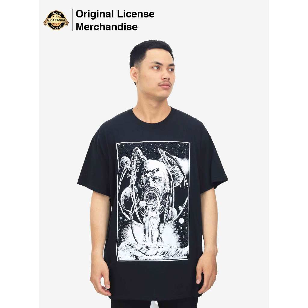 DARK FORTRESS Spider In The Web Back Print Kaos Band Black Metal Impor