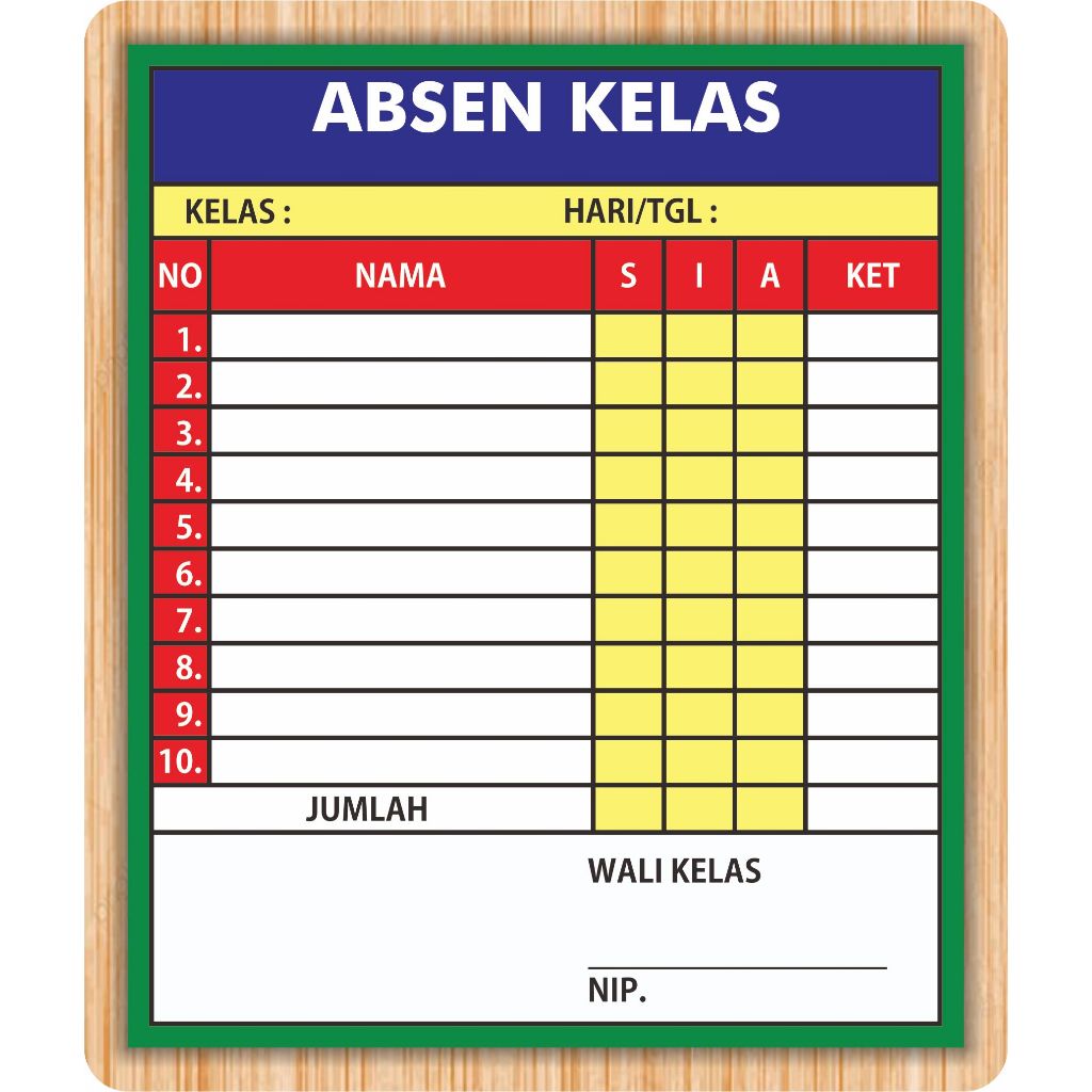 

Papan Data Ready Stok 60x40 cm