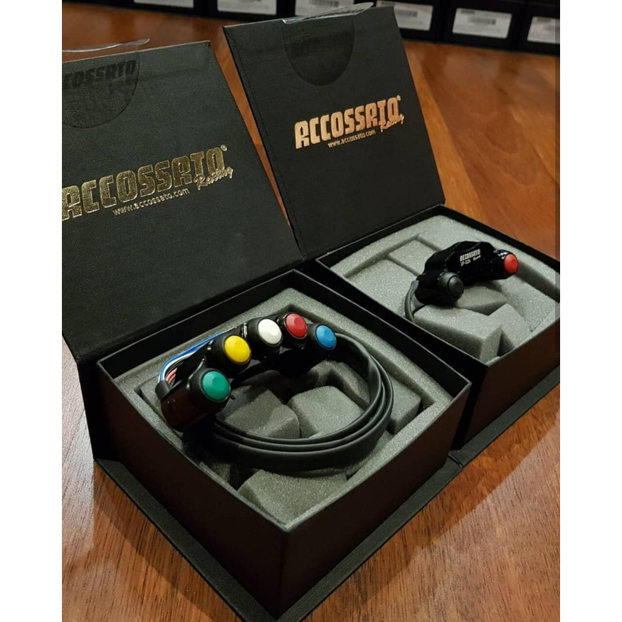 ACCOSSATO Button Panel Universal 5 Tombol Switch Kiri