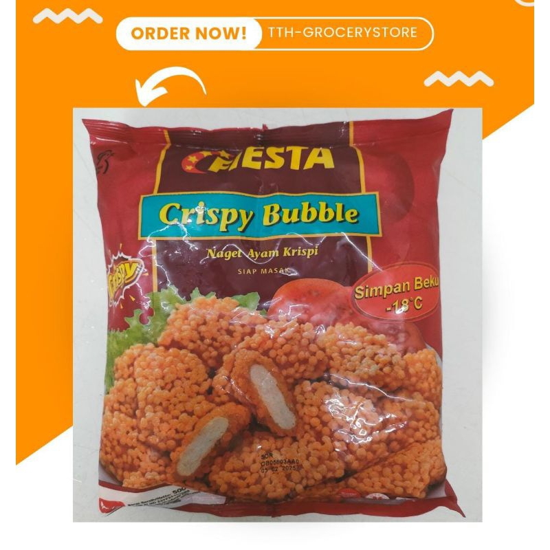 

FIESTA CRISPY BUBBLE 500 GR / CRISPY NUGGET 500 GR